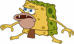 Spongegar/Primitive Sponge/Caveman Spongebob Meme Minecraft Skin