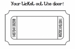 Ticket out the door clipart 7 » Clipart Portal