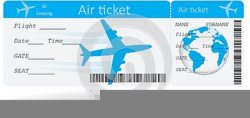 Free Clipart Plane Ticket | Free Images at Clker.com ...