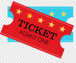 One red admission ticket, Circus Ticket Party , Circus ...