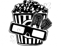 Ticket Stub Movie Theater Popcorn Film Industry Old ...