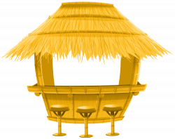 Thatched Bamboo Tiki Bar PNG Clip Art Image | Gallery Yopriceville ...