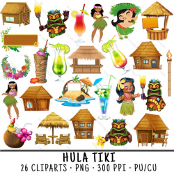 Hula Clipart, Tiki Bar Clipart, Tiki Hut Clipart, Hula Clip Art, Tiki Bar  Clip Art, Tiki Hut Clip Art, Hula Dancer PNG, Tiki Bar PNG