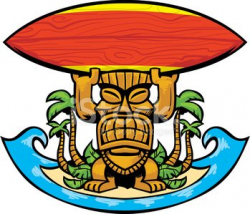 Tiki Surf Crest stock vectors - 365PSD.com