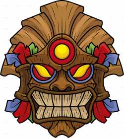 The Tiki Collection Vol 2 - Tiki Mask Png Clipart - Full ...