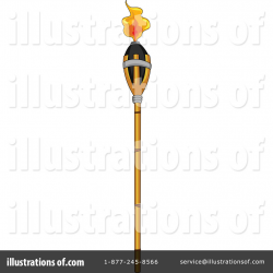 Tiki Torch Clipart #1266256 - Illustration by BNP Design Studio