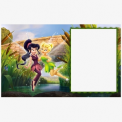 Tinkerbell Clipart Border Design - Tinkerbell Fairies Frame ...