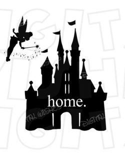 Home Disney World Magic Kingdom castle with Tinkerbell ...