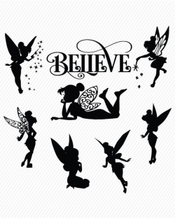 Tinkerbell svg, Tinkerbell clipart, Tinker Bell svg Disney files  silhouette, digital svg , files for Silhouette, pdf, png, dxf, Eps, Instant