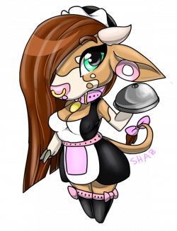 Maid Cafe Cow by slime-tiger on DeviantArt