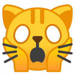 Weary cat face Icon | Noto Emoji Smileys Iconset | Google