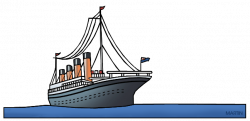 World History Clip Art by Phillip Martin, Titanic