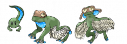 Fakemon Designs - Tadfly , Highfrog, and Altitoad by butlerkitties ...