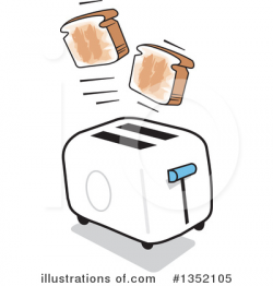 Toaster Clipart #1352105 - Illustration by Johnny Sajem