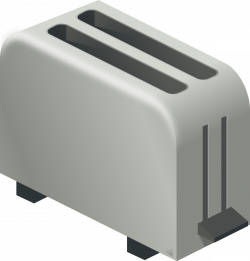 Clipart - isometric toaster