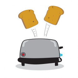 Toaster and Toast Clipart Image | +1,566,198 clip arts