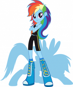 Rainbow Dash Equestria Girl Drawing at GetDrawings.com | Free for ...