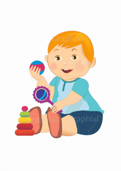 Clipart Toddler, Baby boy, clipart commercial use, kids vector graphics,  playing, kids, digital images, baby, toys