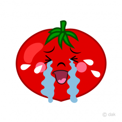 Crying Tomato Cartoon Free Picture｜Illustoon