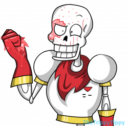 Papyrus Squishes A Poor Tomato Because He Lost It by TheTrippyTippy ...