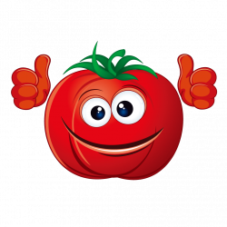 Tomato Smile - Smiley cartoon red tomatoes png download ...