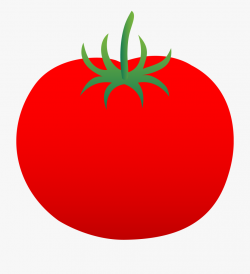 Whole Ripe Red Tomato - Tomato Clipart , Transparent Cartoon ...