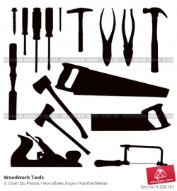 Download wood working tools silhouette clipart Woodworking ...