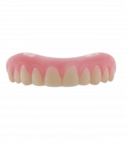 False Teeth Upper Denture transparent PNG - StickPNG
