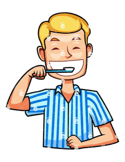 Download man brushing teeth clipart Tooth brushing Human ...