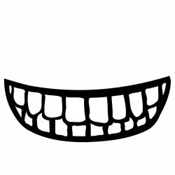 Public Domain Clip Art Image | Mouth with teeth | ID: 13936188013656 ...
