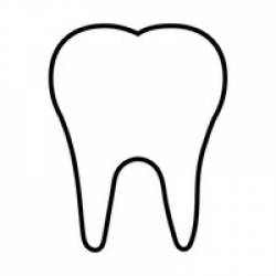 Tooth Outline Clipart | Free download best Tooth Outline ...