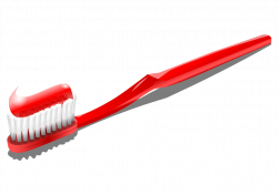 clipartist.net » Clip Art » food toothbrush with toothpaste ...