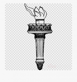 Statue Of Liberty Torch Clipart - Torch Statue Of Liberty ...