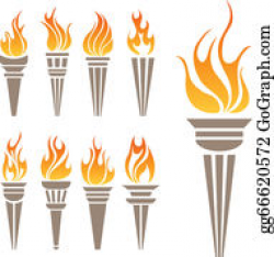 Torch Clip Art - Royalty Free - GoGraph