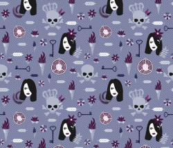 Hades and Persephone violet giftwrap - colorofmagic ...