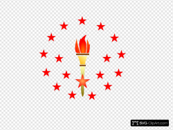 Red Torch Big Clip art, Icon and SVG - SVG Clipart
