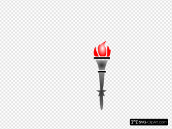 Red Torch Clip art, Icon and SVG - SVG Clipart
