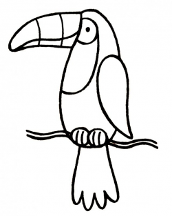 Toucan Clipart Black And White Letters Cartoon Toucan Pictures Free ...