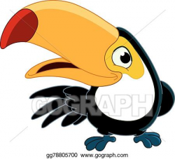 Vector Stock - Smiling toucan. Clipart Illustration ...