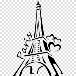 Eiffel Tower Drawing Cartoon , pink singer transparent ...