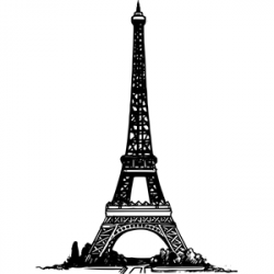 Simple Eiffel Tower clipart, cliparts of Simple Eiffel Tower ...