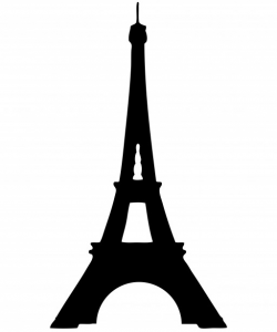 Eiffel Tower Silhouette Clipart Free Stock Photo - Public ...