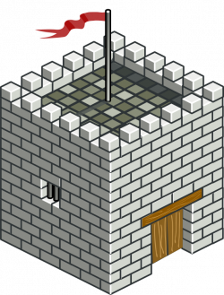 Clipart - isometric tower