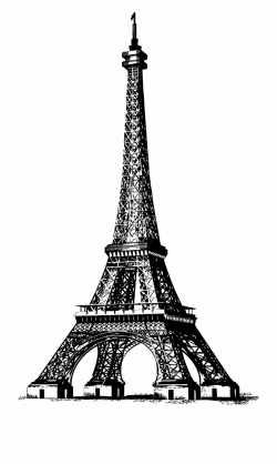 Free Eiffel Tower Clip Art Black And White, Download Free ...
