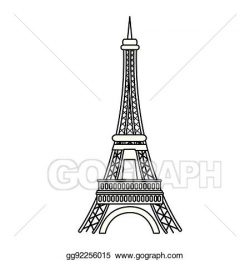 Vector Stock - Paris eiffel tower. Clipart Illustration ...