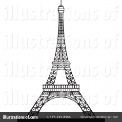 Eiffel Tower Clipart #1131270 - Illustration by Lal Perera