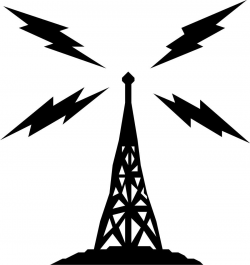 Radio tower clipart - Clip Art Library
