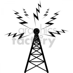 radio tower clipart. Royalty-free clipart # 407782
