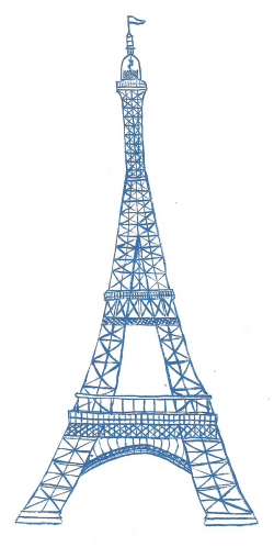 Eiffel tower drawing simple clipart clipart - Clipartix