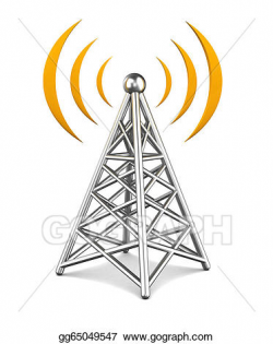 Stock Illustration - 3d illustration of tower wireless ...